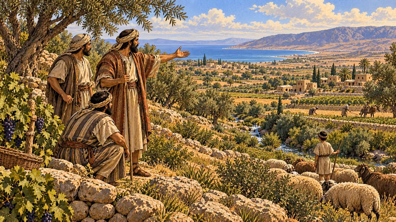 The borders of Manasseh