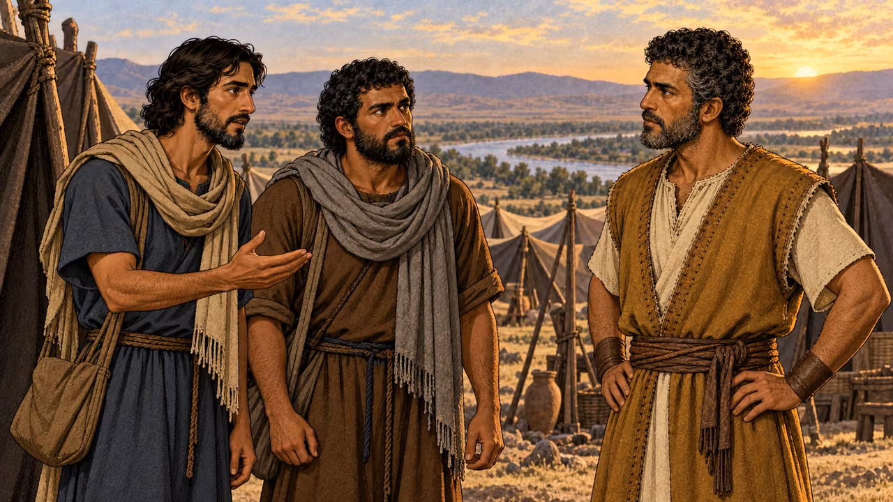 The report to Joshua
