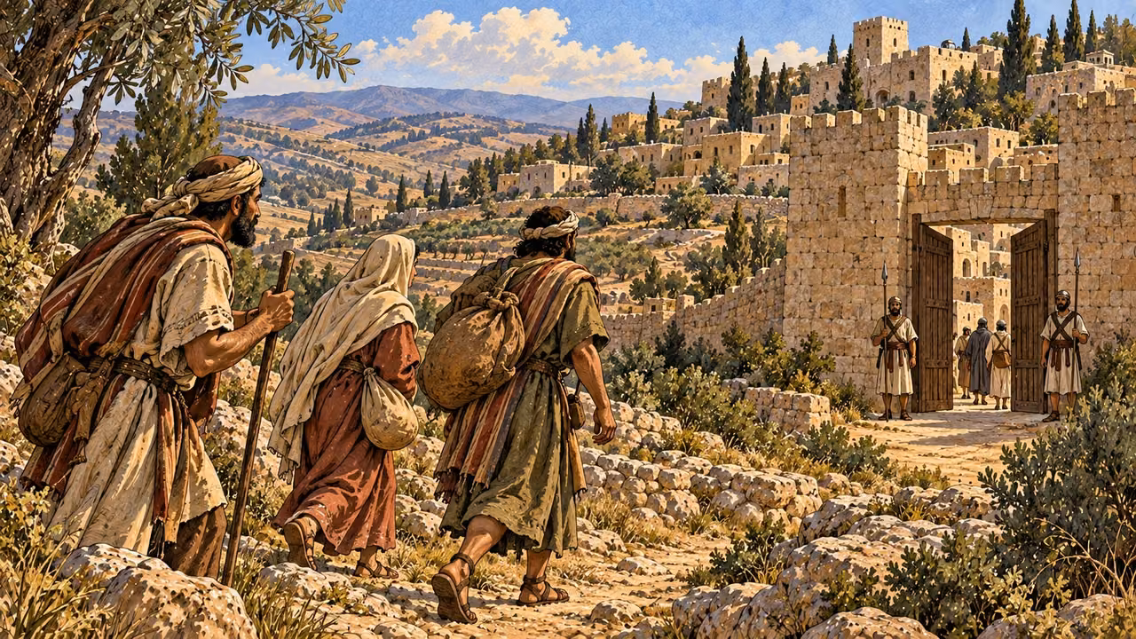 Refuge west of the Jordan