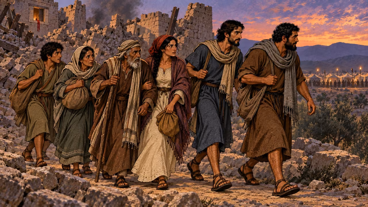 Rahab’s household brought out