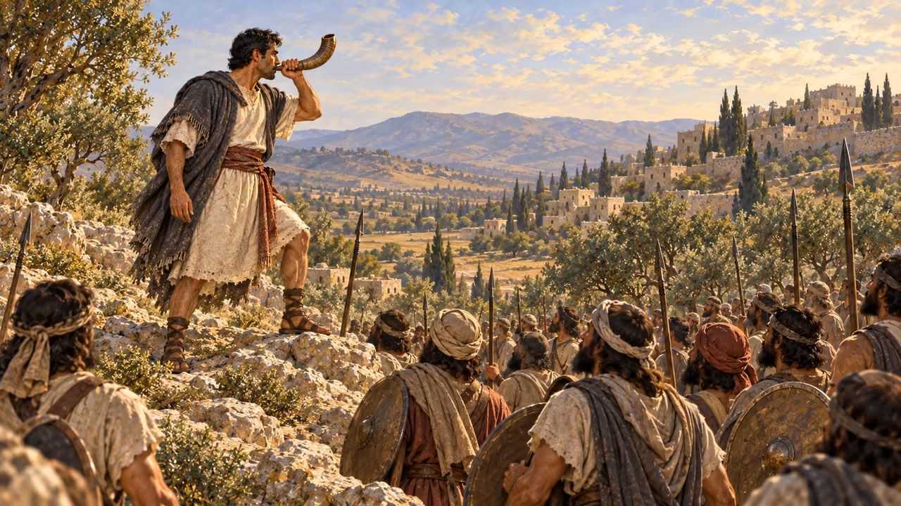 The trumpet in the hills