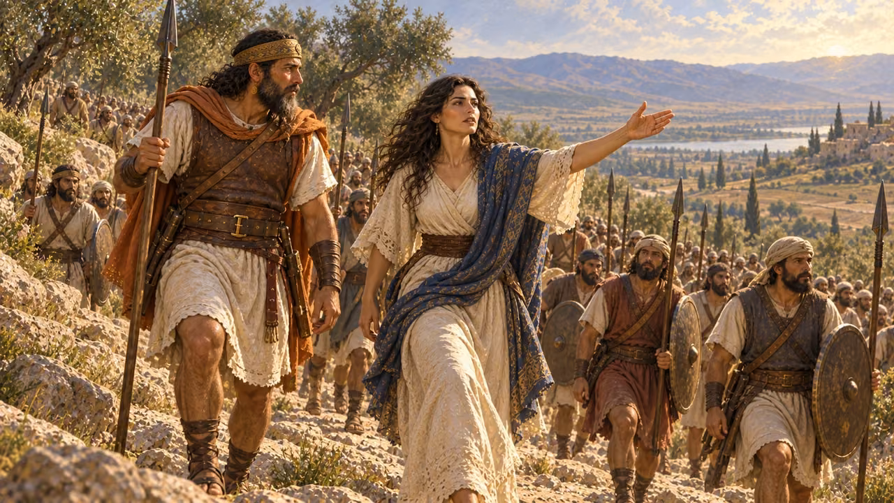 The gathering at Kedesh