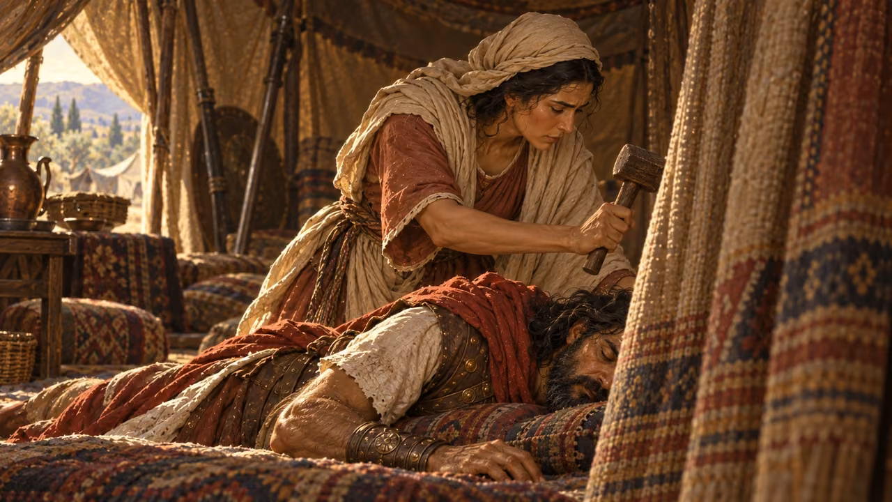 Jael and the tent peg