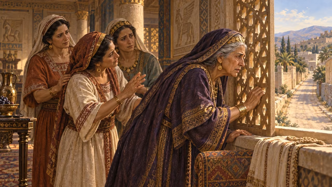 Sisera's mother waits