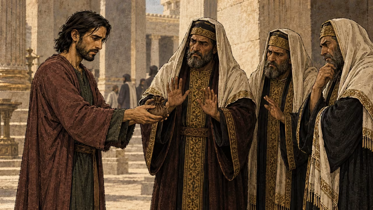 Judas Returns the Silver.