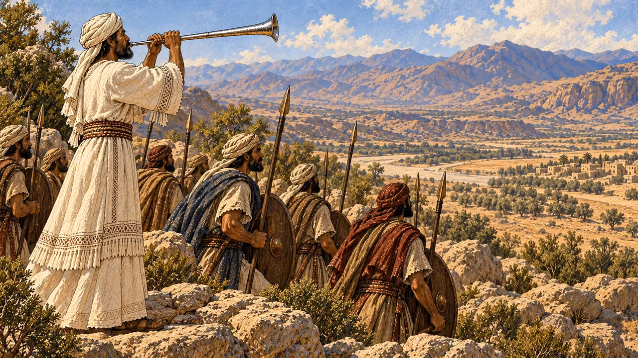 The alarm in time of war
