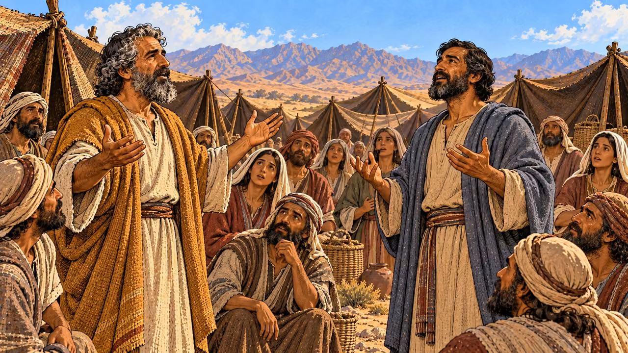 Eldad and Medad in the camp
