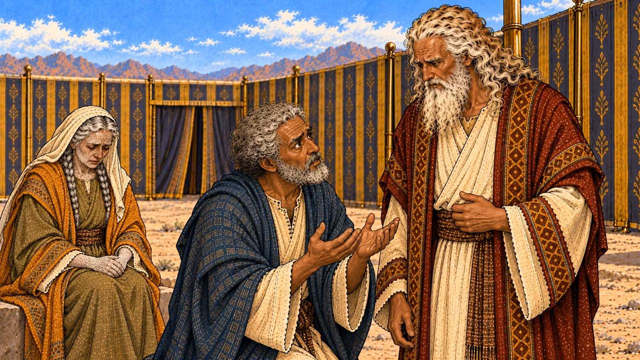 Aaron pleads for forgiveness