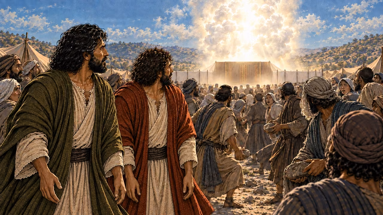 Glory at the tent of meeting