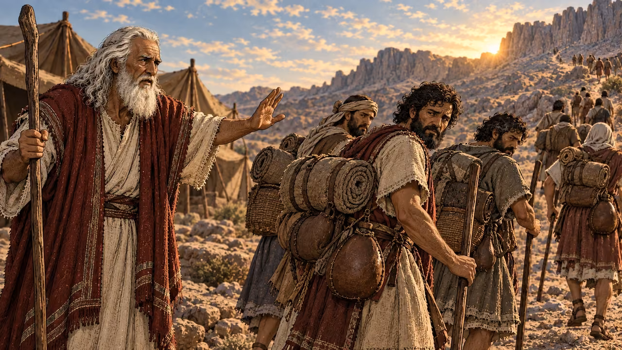 Moses warns them not to go