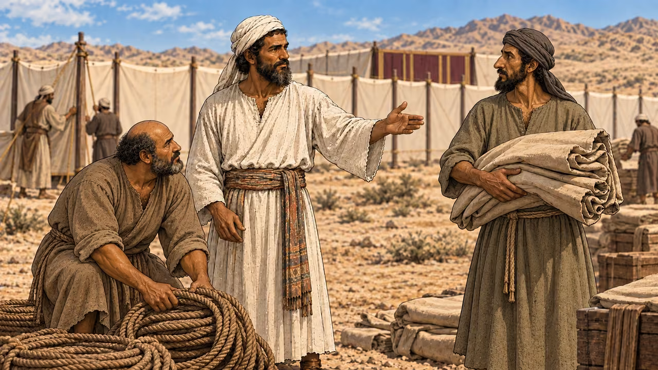 Keep the charge of the tent