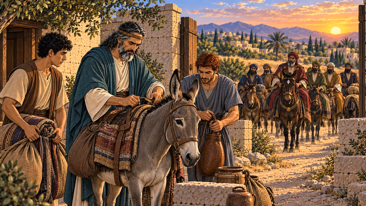 Balaam sets out
