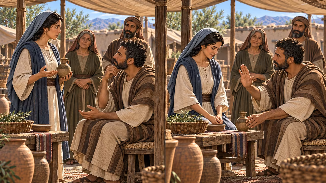 A vow heard by her husband
