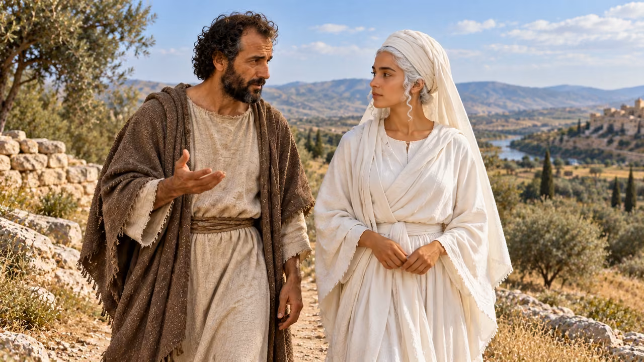 Hermas asks the unnamed white-clad figure about the four colors on the beast’s head.