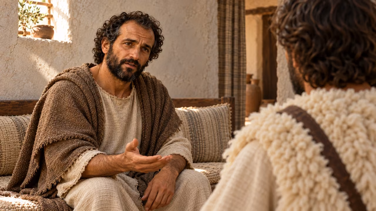 Hermas asks permission to put questions to the shepherd.