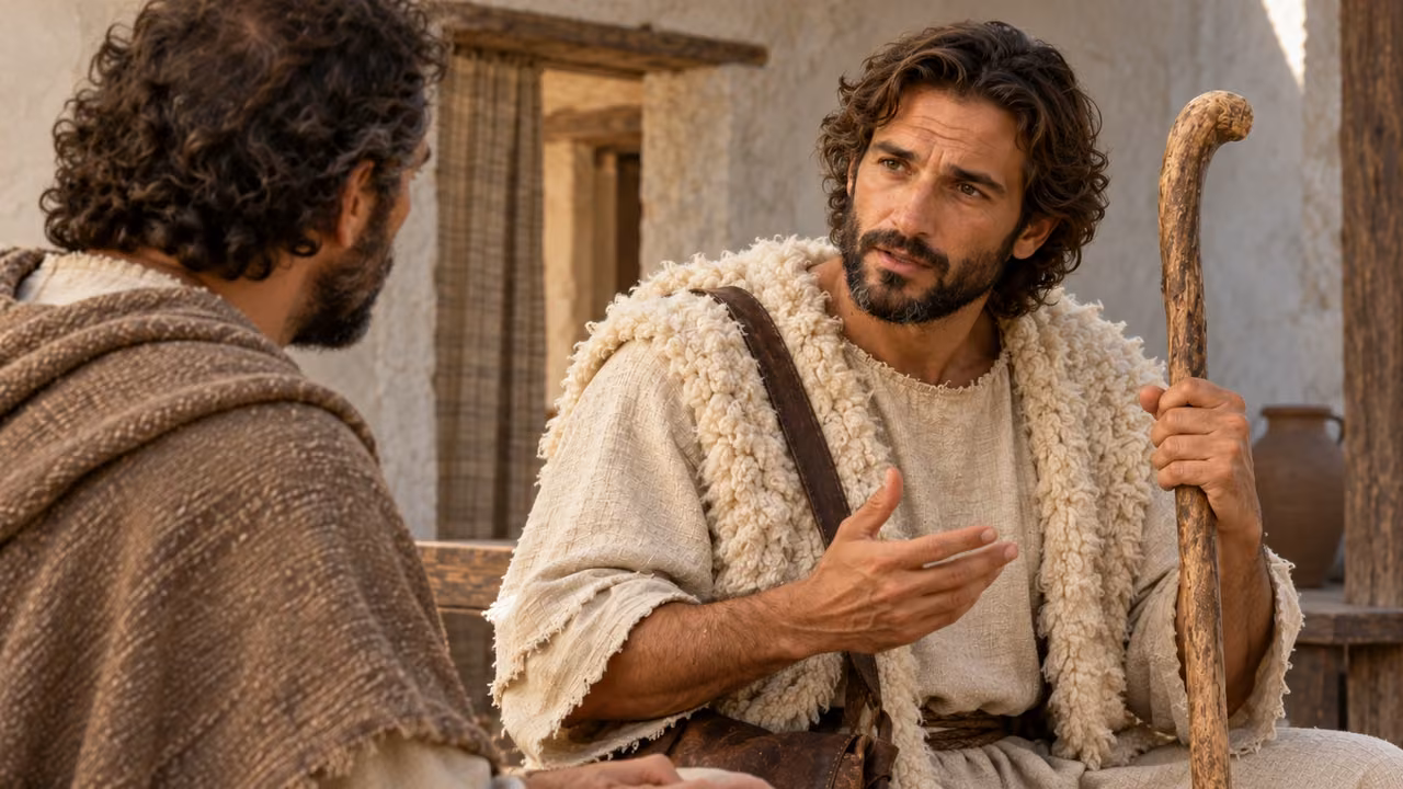 The shepherd gives the broader warning about persistent wrongdoing, without an invented idol or worship scene.