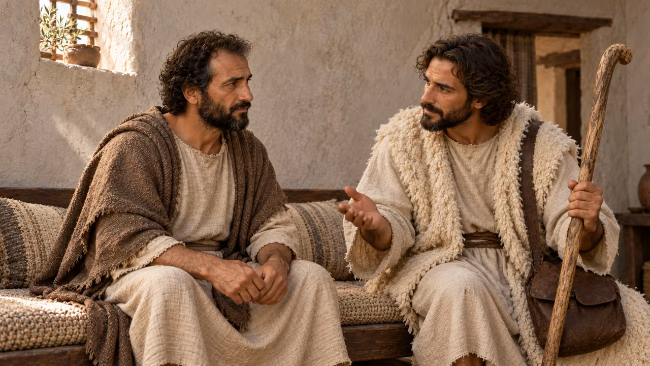 The shepherd concludes with the conditional instruction to keep and walk in the commandments.
