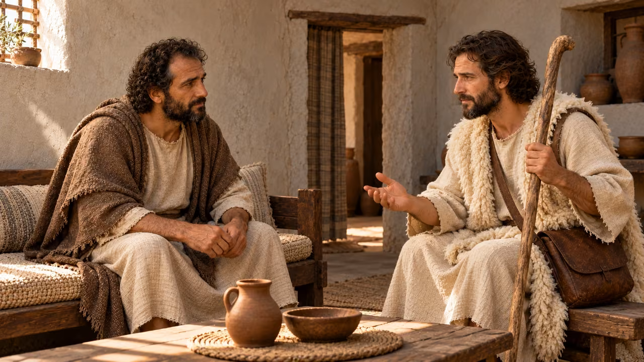 The shepherd concludes with the instruction to stand with long-suffering and keep the command.