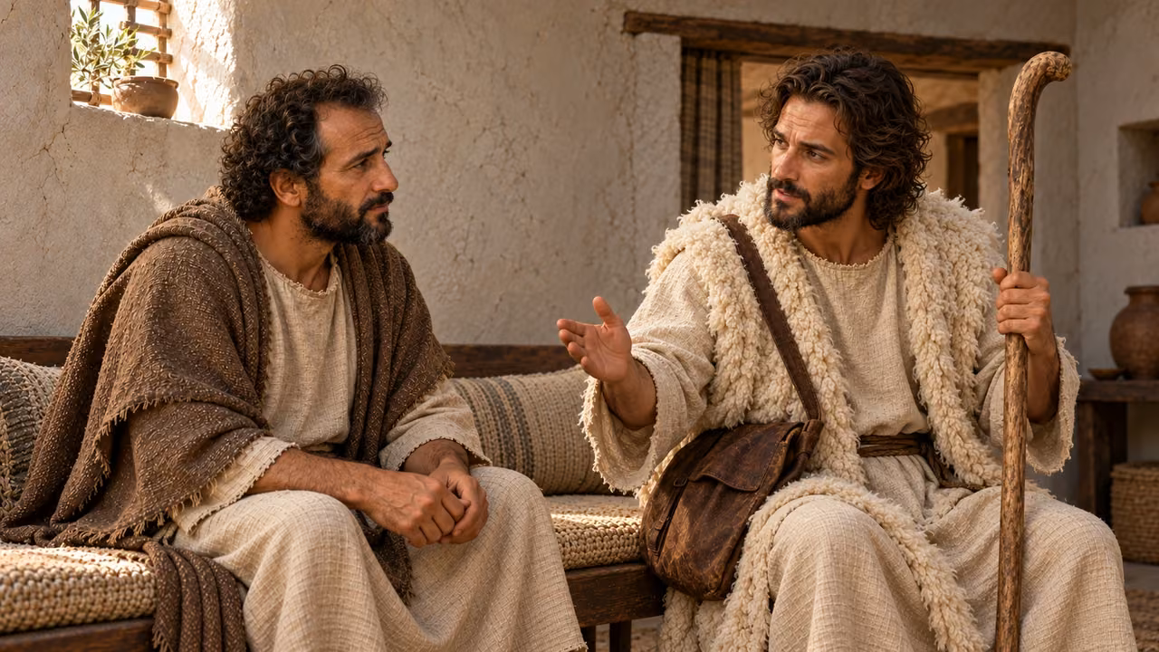 The shepherd teaches the fear of the Lord and keeping the commandments.
