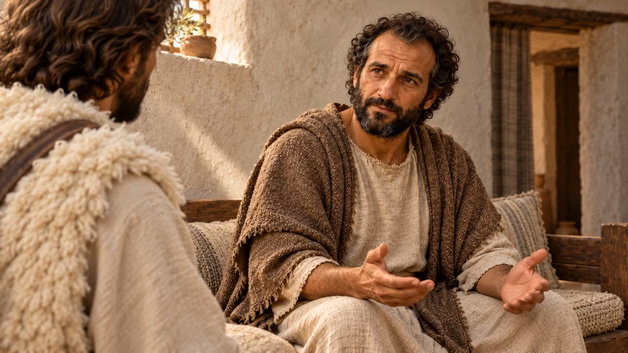 Hermas asks about the statement that those keeping the commandments will live to God.