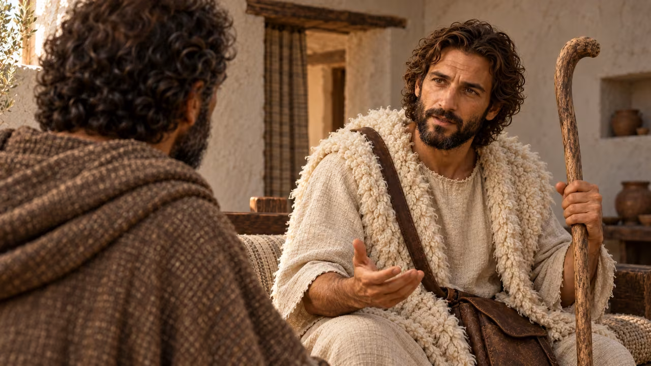 The shepherd concludes with restraint from evil and the practice of good.