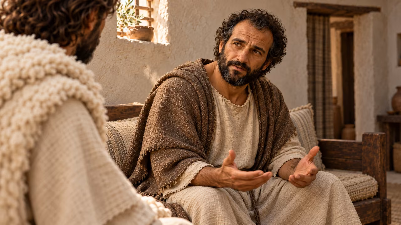 Hermas asks to understand the power of good works.