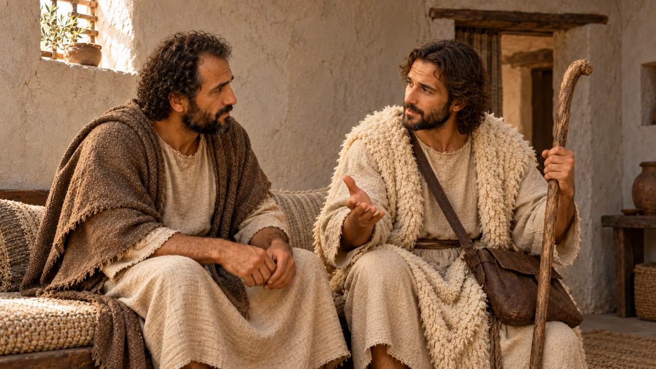 The shepherd addresses Hermas about asking without double-mindedness.