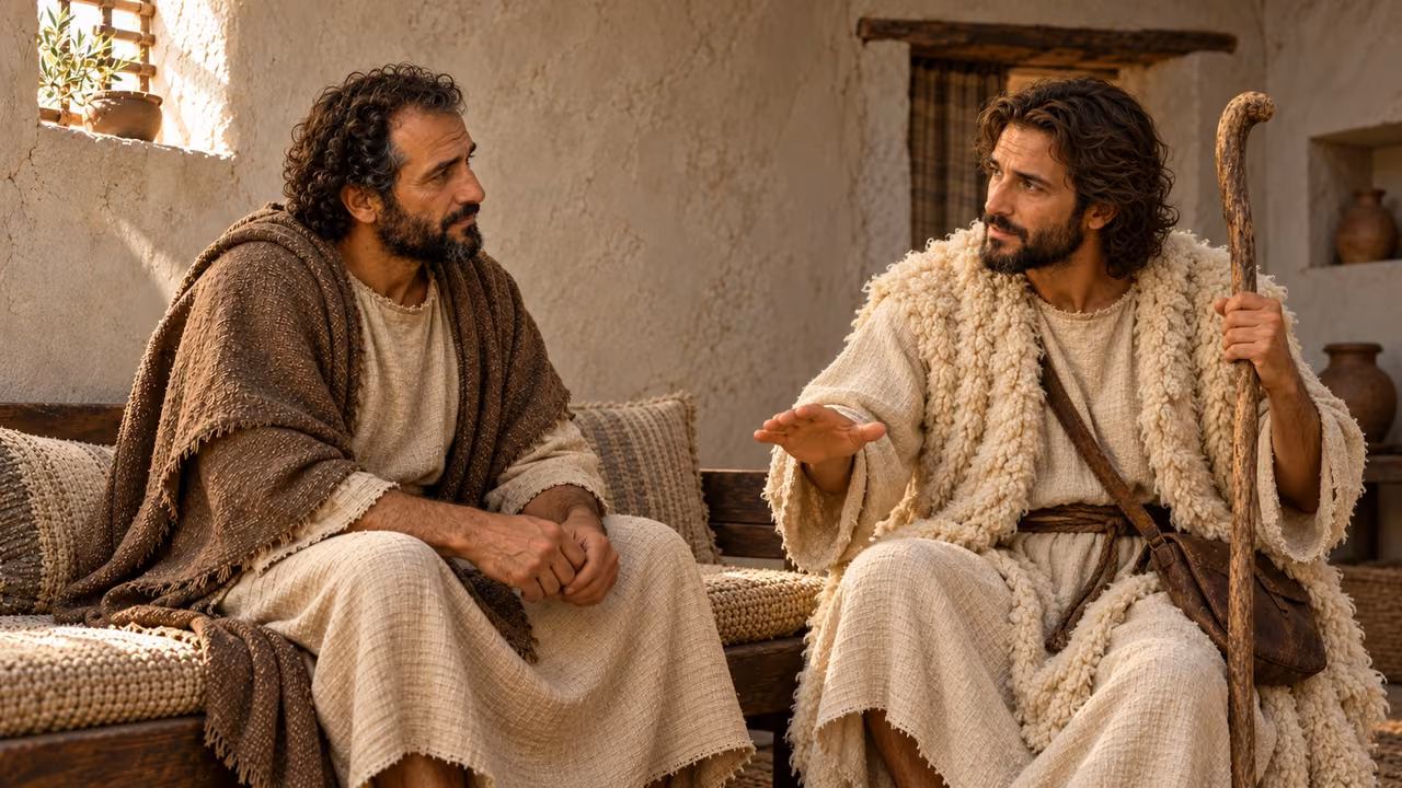 The shepherd concludes with the instruction to serve faith and keep away from double-mindedness.