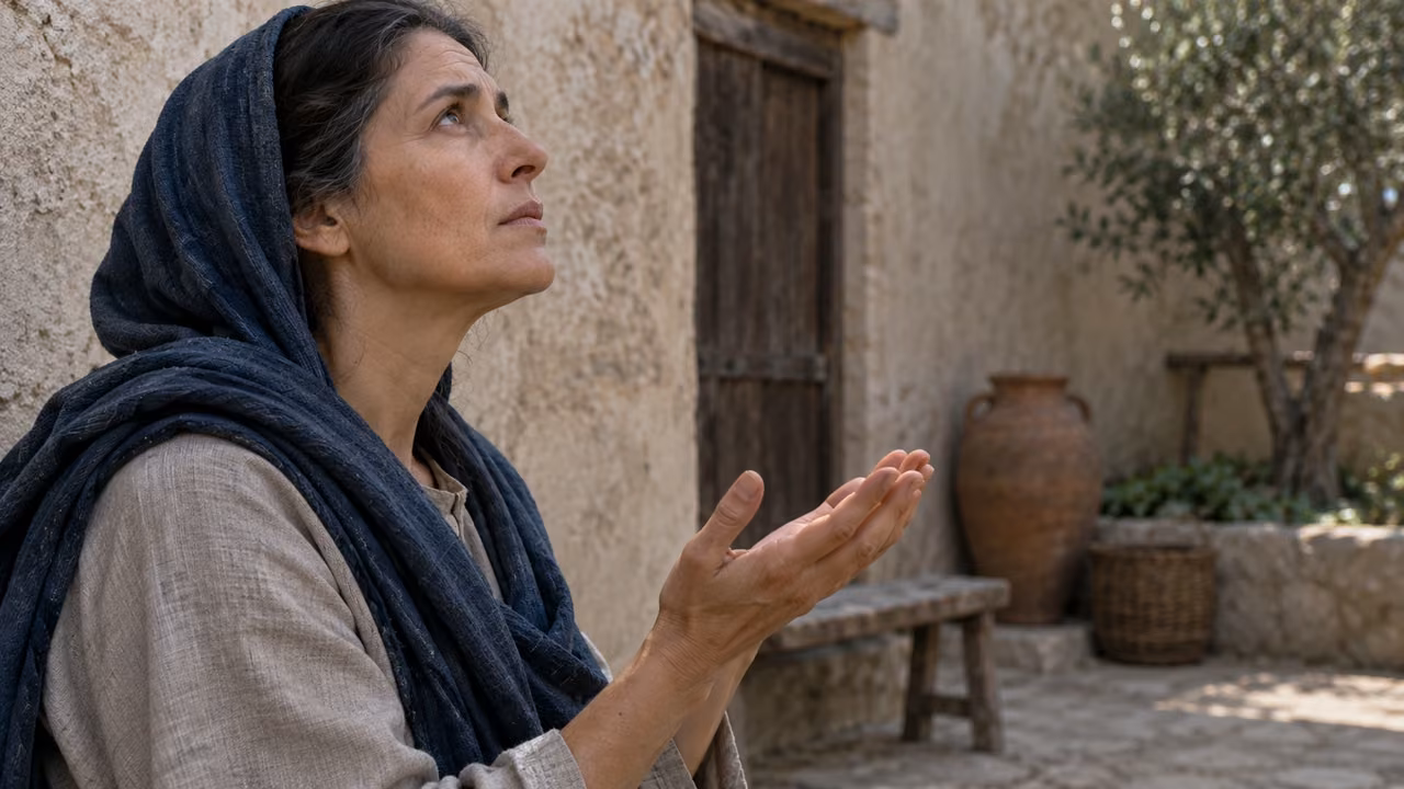 Illustrative teaching reflection: an unnamed adult holds quiet open palms while asking.