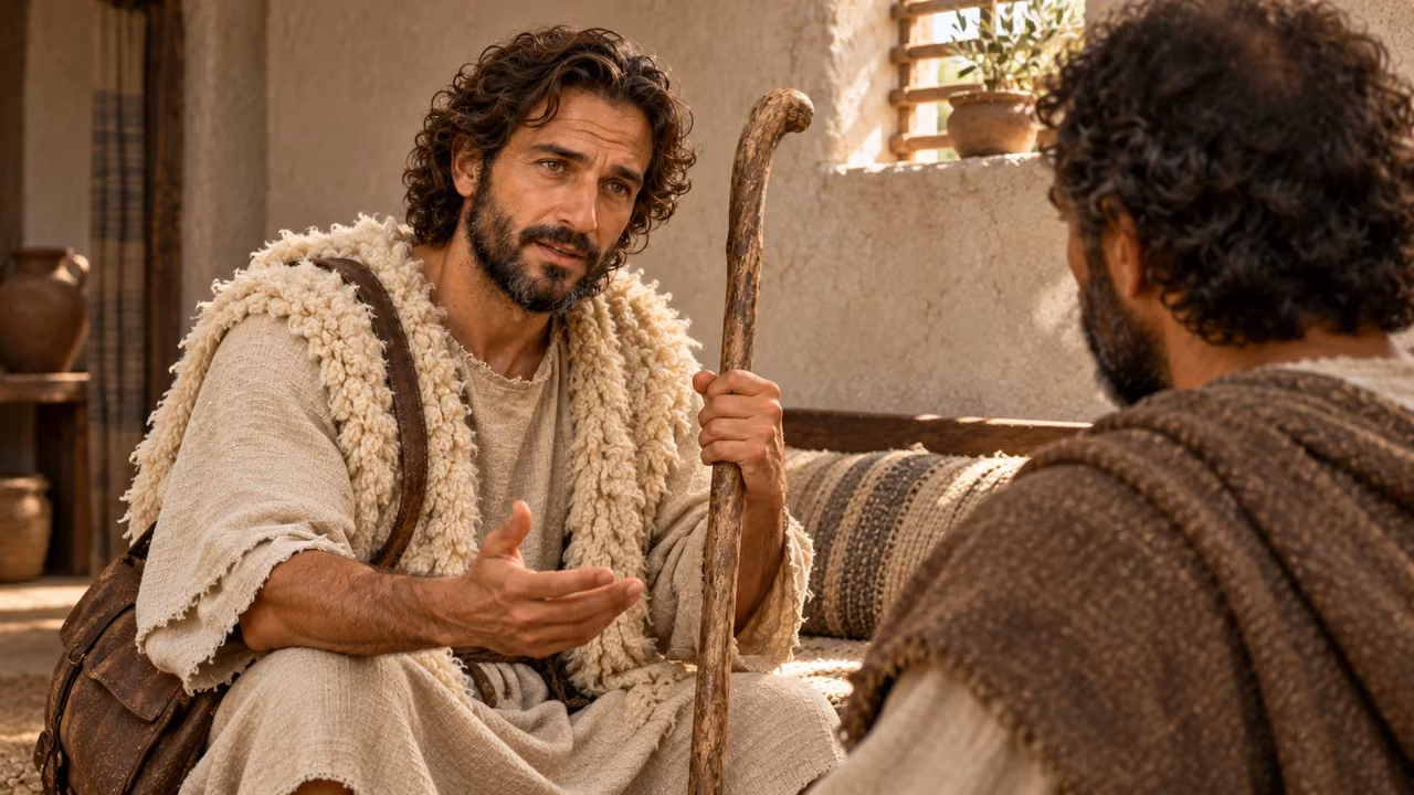 The shepherd urges persistence in asking rather than growing weary.