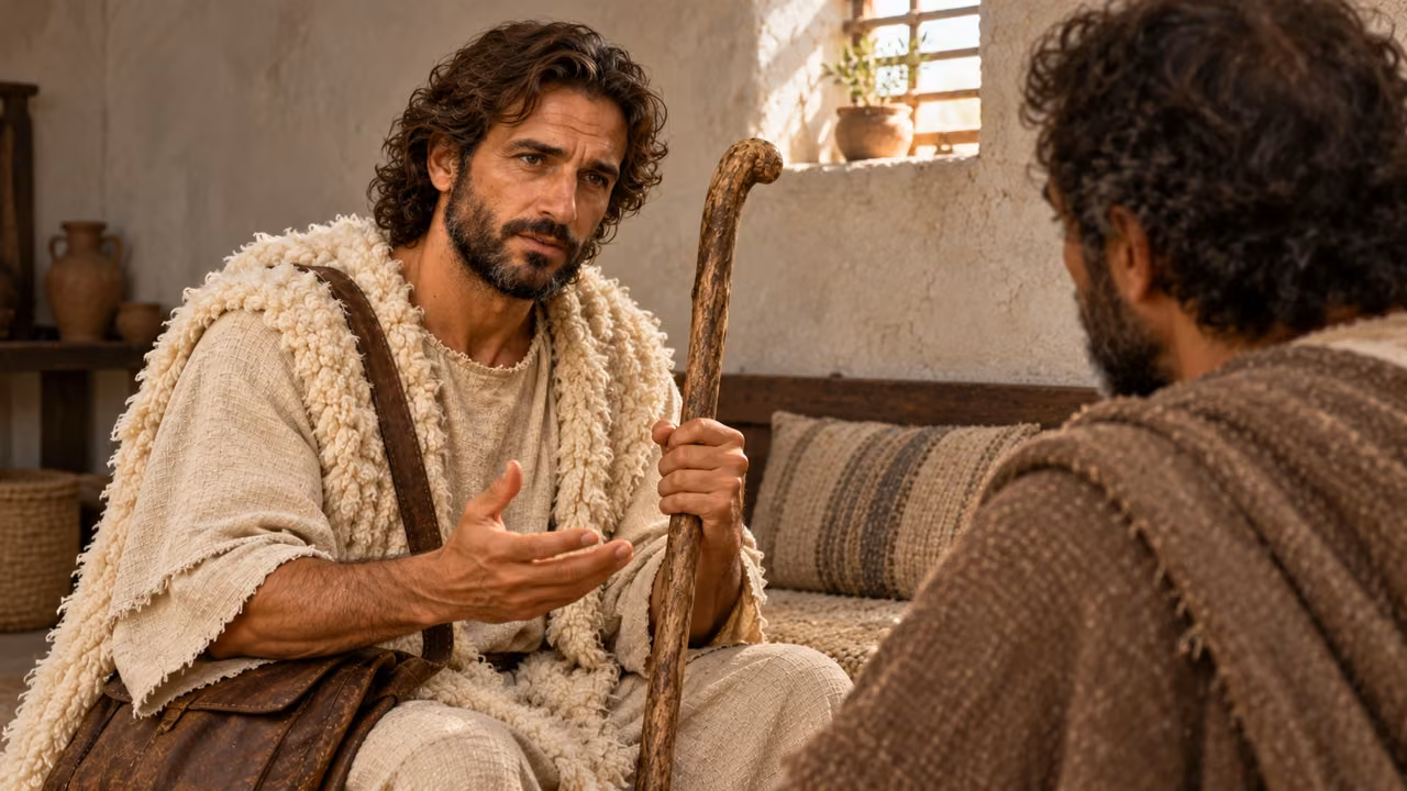 The shepherd gives the difficult saying about sorrow and the Holy Spirit.