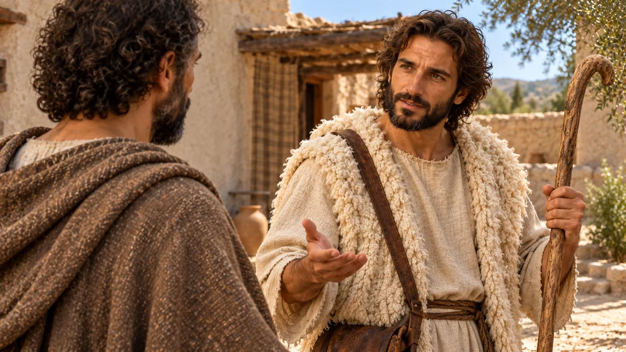 The shepherd explains the warning about empty answers.