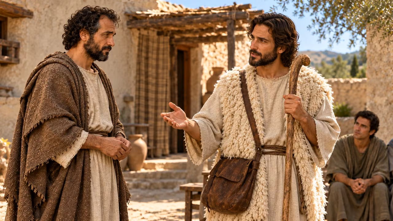 The shepherd explains the source teaching concerning the divine Spirit.