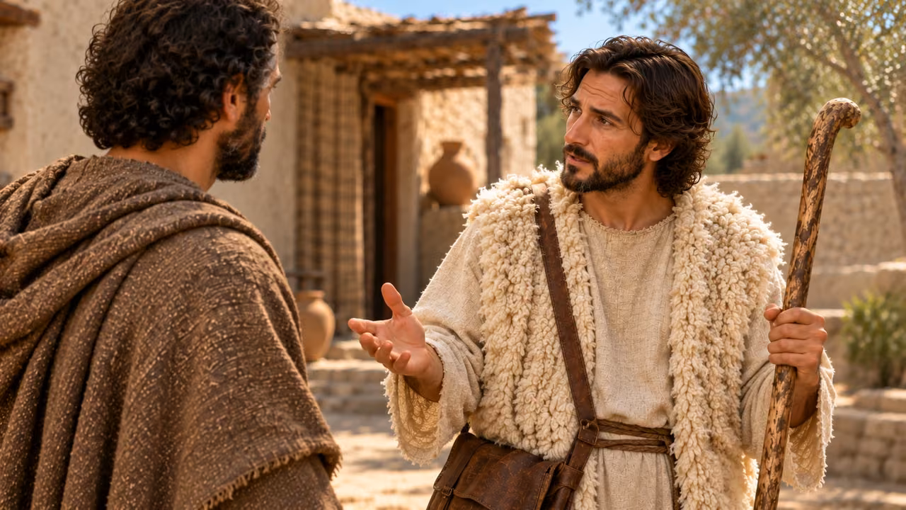 The shepherd calls for abstaining from evil desires.