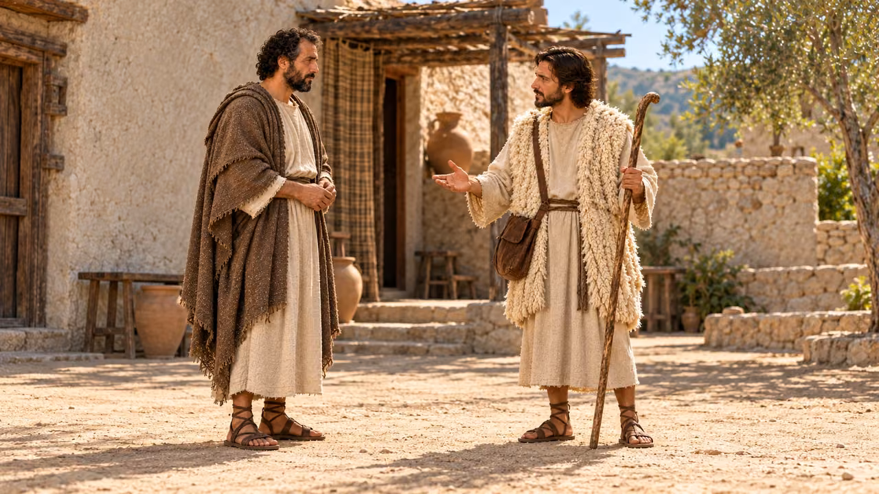 The shepherd urges righteous desire and resistance.
