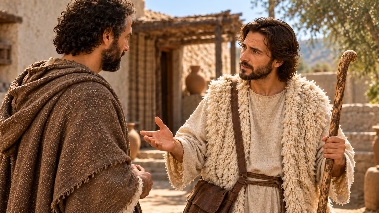 The shepherd replies with the condition concerning Hermas’s own city.