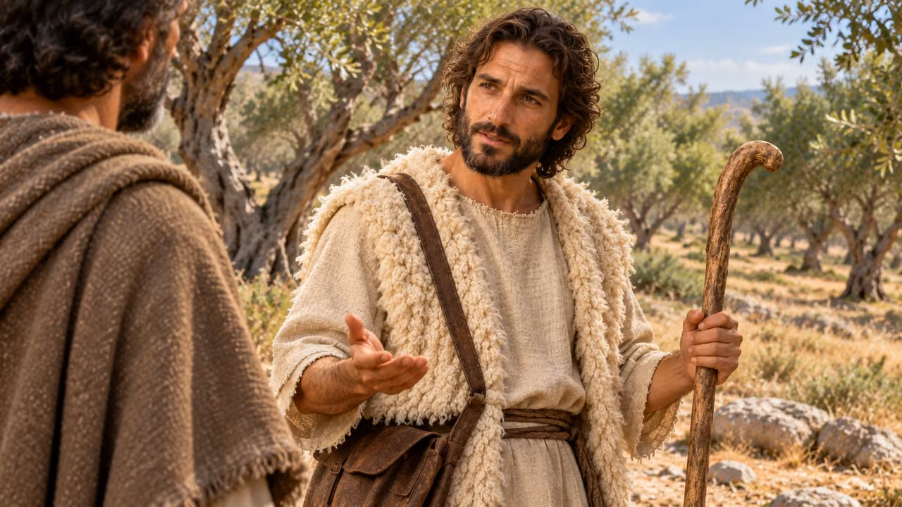 The shepherd asks Hermas what he means by a station.