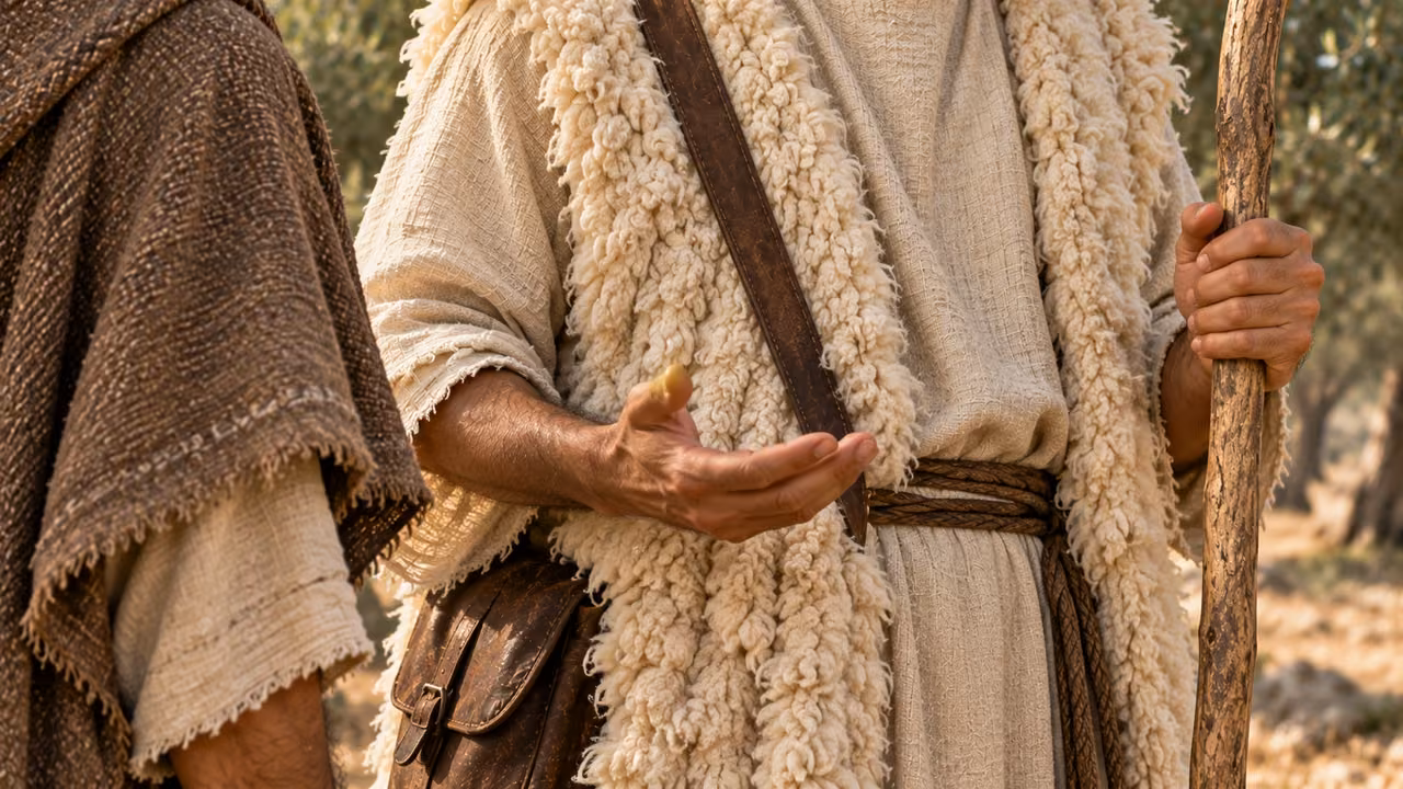 The shepherd describes the fast and service in conditional terms.